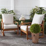 Sunbrella Pillow Back Deep Seat Cushion Set