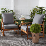 Sunbrella Pillow Back Deep Seat Cushion Set