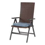 NEW Wicker Chair + Sunbrella Cushion
