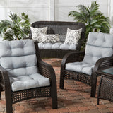 Outdoor Highback Chair Cushion Set - SET OF 2