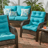 Outdoor Highback Chair Cushion Set - SET OF 2
