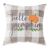 18" Fall Hello Pumpkin Throw Pillow