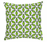 20" Square Rings Pattern Toss Pillow