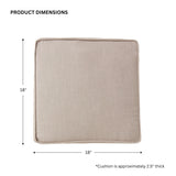 CLEARANCE 18" Sunbrella Square Seat Pad