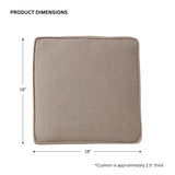 CLEARANCE 18" Sunbrella Square Seat Pad