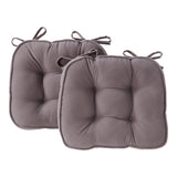 Microfiber Dining Chair Pads - Set of Two