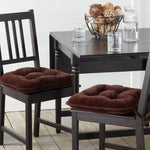 Corduroy Dining Chair Pads - Set of Two