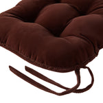 Corduroy Dining Chair Pads - Set of Two