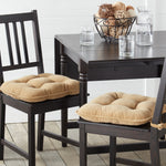 Corduroy Dining Chair Pads - Set of Two