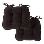 Corduroy Dining Chair Pads - Set of Two