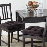 Corduroy Dining Chair Pads - Set of Two