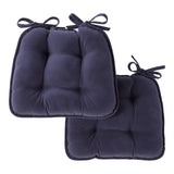 Corduroy Dining Chair Pads - Set of Two