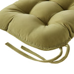 Corduroy Dining Chair Pads - Set of Two