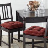 Corduroy Dining Chair Pads - Set of Two