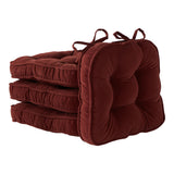 Microfiber Dining Chair Pads - Set of Four