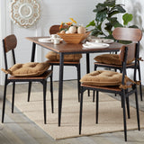 Corduroy Dining Chair Pads - Set of Four