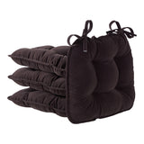 Corduroy Dining Chair Pads - Set of Four