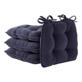 Corduroy Dining Chair Pads - Set of Four