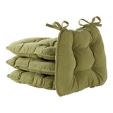 Corduroy Dining Chair Pads - Set of Four