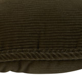 Corduroy Dining Chair Pads - Set of Four