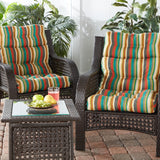 Outdoor Highback Chair Cushion Set - SET OF 2