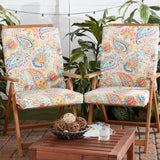 High Back Dining Chair Pad - SET OF 2