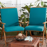 High Back Dining Chair Pad - SET OF 2