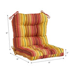 Outdoor Dining Chair Cushion - Set of 2