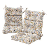 Outdoor Highback Chair Cushion Set - SET OF 2
