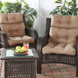 Outdoor Highback Chair Cushion Set - SET OF 2