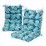 Outdoor Highback Chair Cushion Set - SET OF 2
