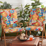 High Back Dining Chair Pad - SET OF 2