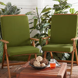High Back Dining Chair Pad - SET OF 2