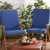 High Back Dining Chair Pad - SET OF 2