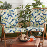High Back Dining Chair Pad - SET OF 2