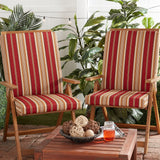 High Back Dining Chair Pad - SET OF 2