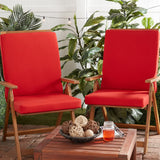 High Back Dining Chair Pad - SET OF 2