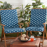 High Back Dining Chair Pad - SET OF 2