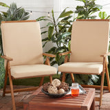 High Back Dining Chair Pad - SET OF 2