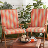 High Back Dining Chair Pad - SET OF 2