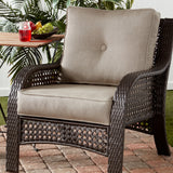 Sunbrella Button Back Deep Seat Cushion Set