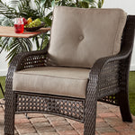 Sunbrella Button Back Deep Seat Cushion Set