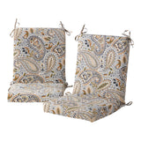 High Back Dining Chair Pad - SET OF 2