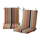High Back Dining Chair Pad - SET OF 2