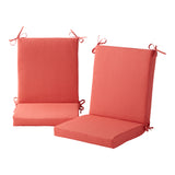 High Back Dining Chair Pad - SET OF 2