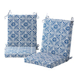 High Back Dining Chair Pad - SET OF 2