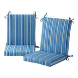 High Back Dining Chair Pad - SET OF 2