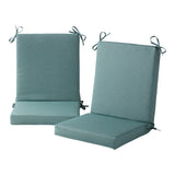 High Back Dining Chair Pad - SET OF 2