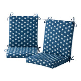 High Back Dining Chair Pad - SET OF 2