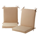High Back Dining Chair Pad - SET OF 2